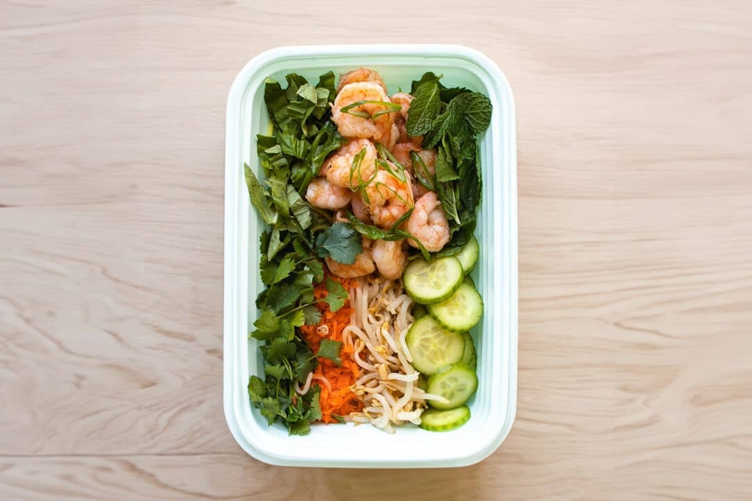 shrimp Thai bowl