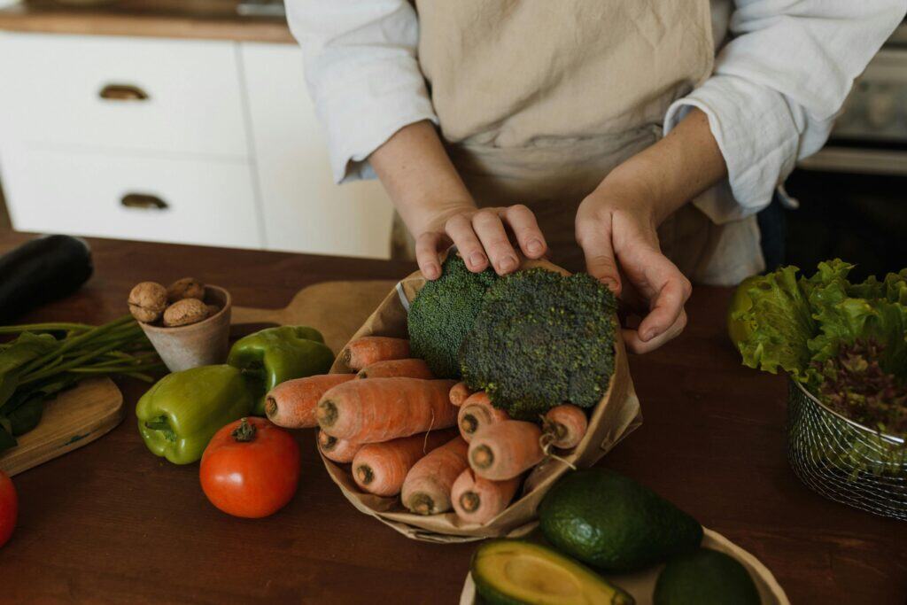 personal chef in Orange County with local produce